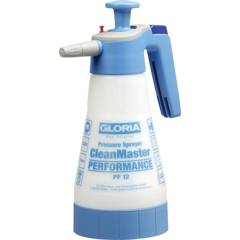 Gloria Drucksprühgerät Drucksprüher - 1.25 l Sprühflasche zur Reinigung