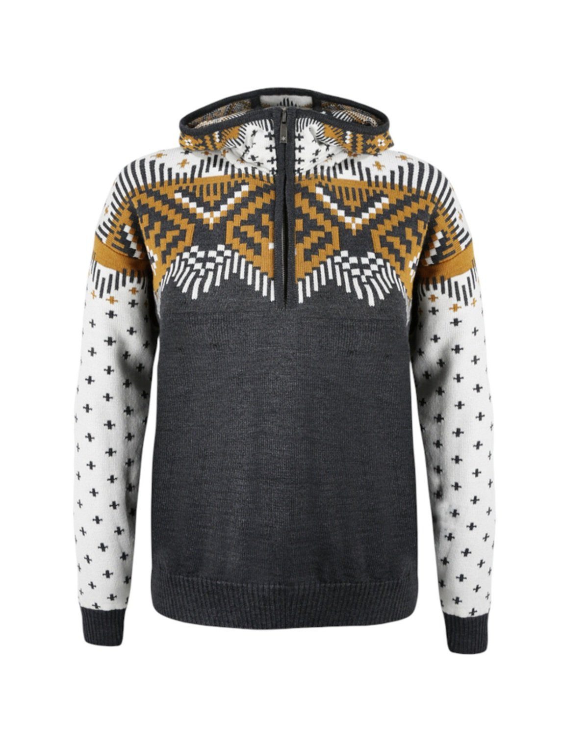 kama Kapuzenpullover 5057 Kamakadze Half Zip (Merinowolle-Mischung) graphitgrau Damen