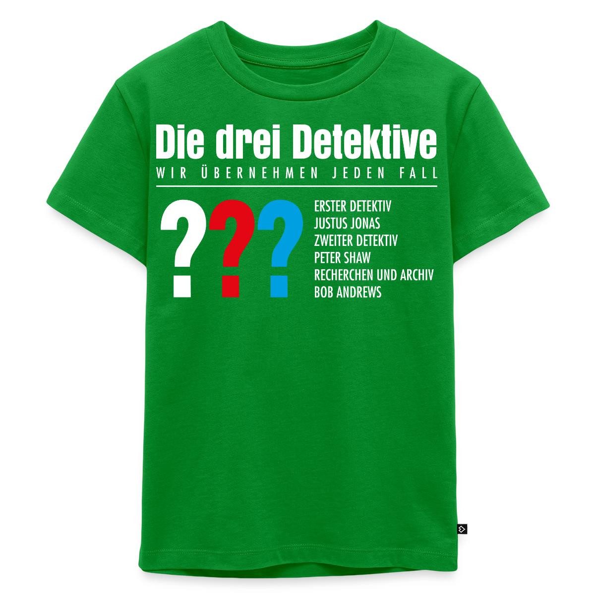 T-Shirt Die Drei Fragezeichen Detektive Visitenkarte Kinder Premium T-Shirt