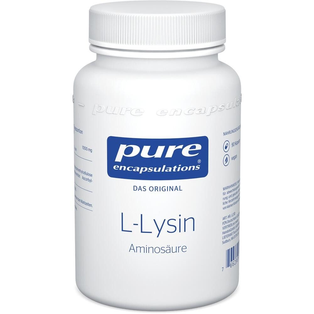 pro medico GmbH PURE ENCAPSULATIONS L-Lysin Kapseln Kapseln, 90 St.