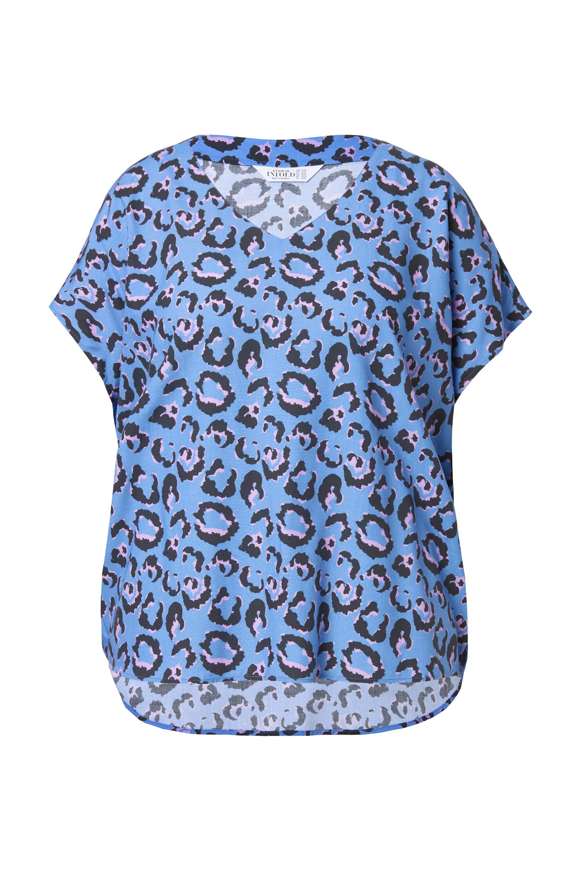 Studio Untold Druckbluse Blusenshirt oversized Leoprint günstig online kaufen