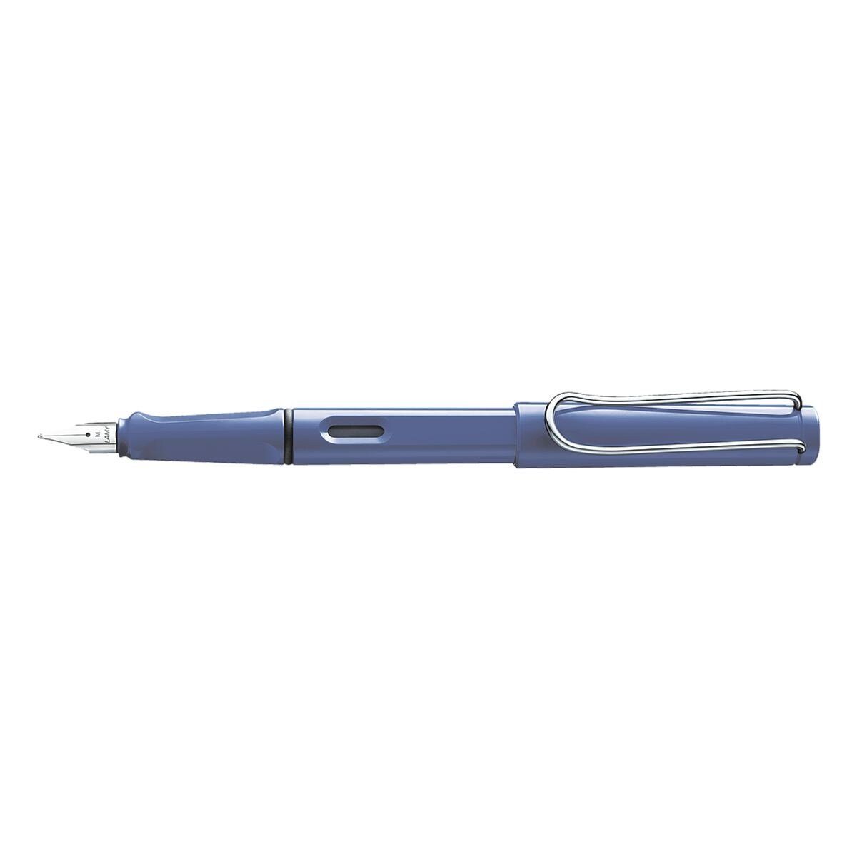 LAMY Füllhalter Safari, für Rechtshänder blau