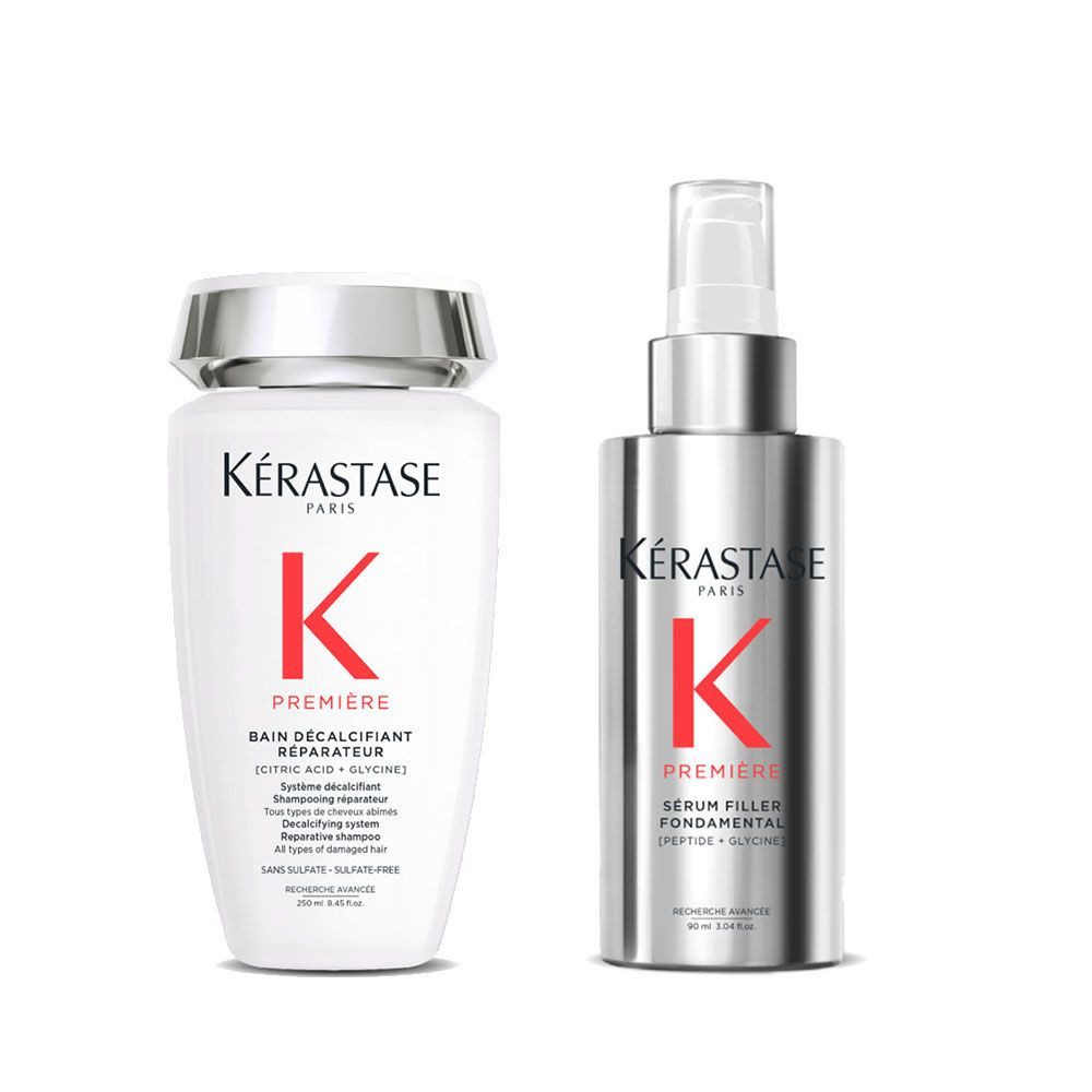 Kérastase Haarpflege-Set Kérastase Première Set Shampoo Hitzeschutz Reparatur Haar, 2-tlg., reichhaltig