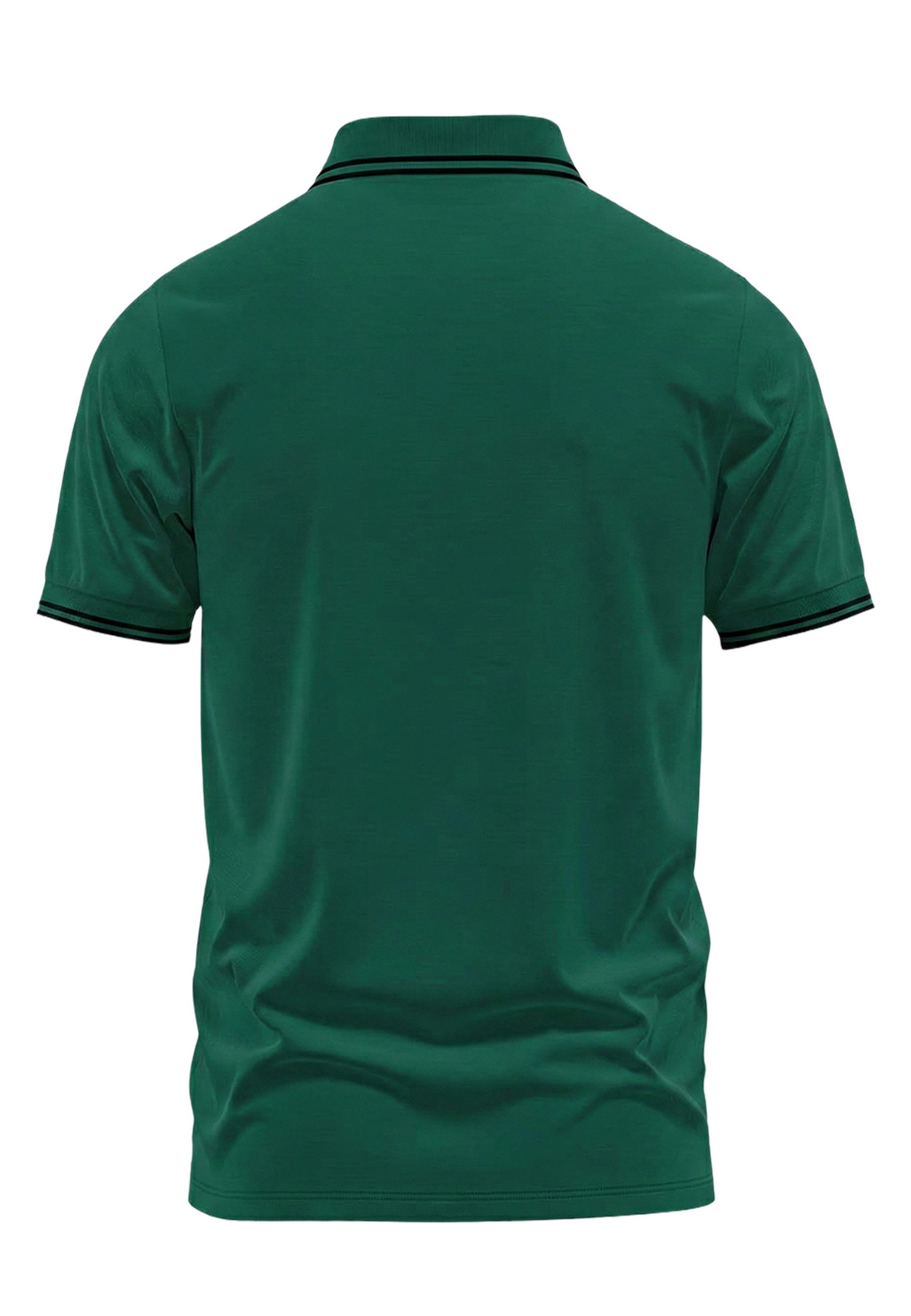 FORSBERG T-Shirt formstabiles Poloshirt – Bild 3 von 3