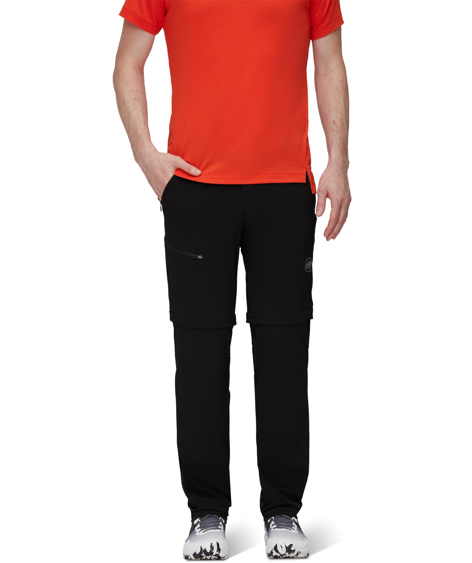 Mammut Outdoorhose Runbold Zip Off Schnelltrocknend Men Pants Atmungsaktiv black 