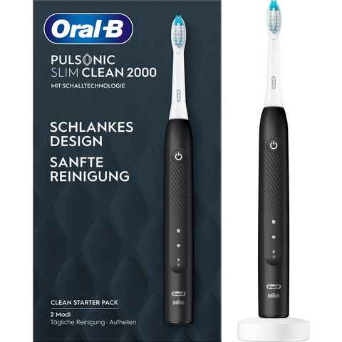 Oral-B Schallzahnbürste Pulsonic Slim Clean 2000, Aufsteckbürsten: 1 St.