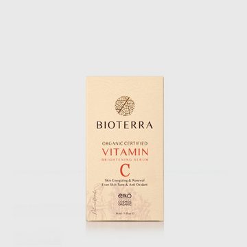 BIOTERRA Gesichtspflege Bio Vitamin C Serum 30ml Vegan Naturkosmetik Nachhaltig, 1-tlg.