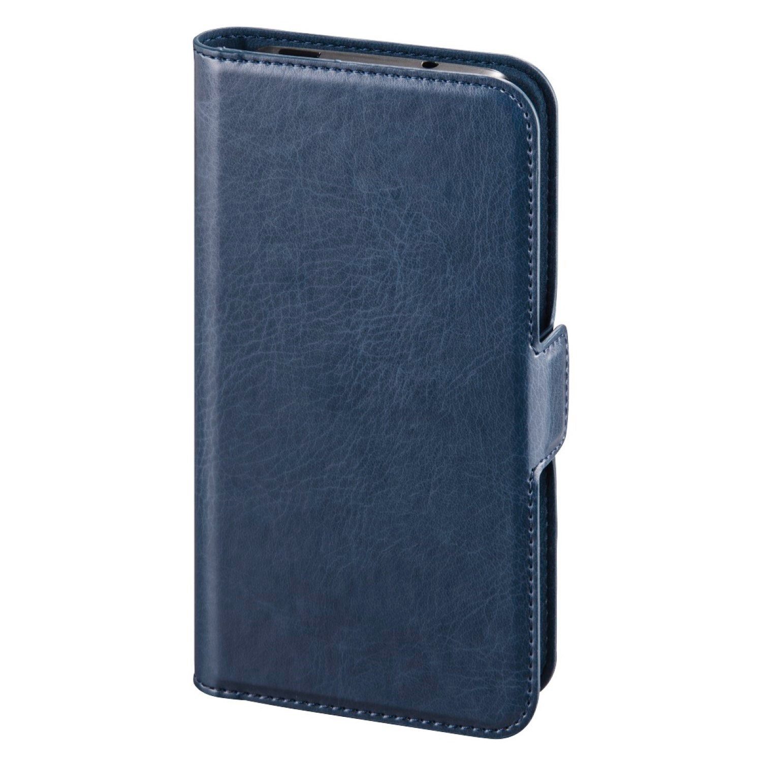 Hama Handyhülle Universal Booklet 4" bis 5,4" Klapp-Tasche Blau, Schutz-Hülle Case Bag Book-Cover Etui Kartenfach Magnet-Verschluss