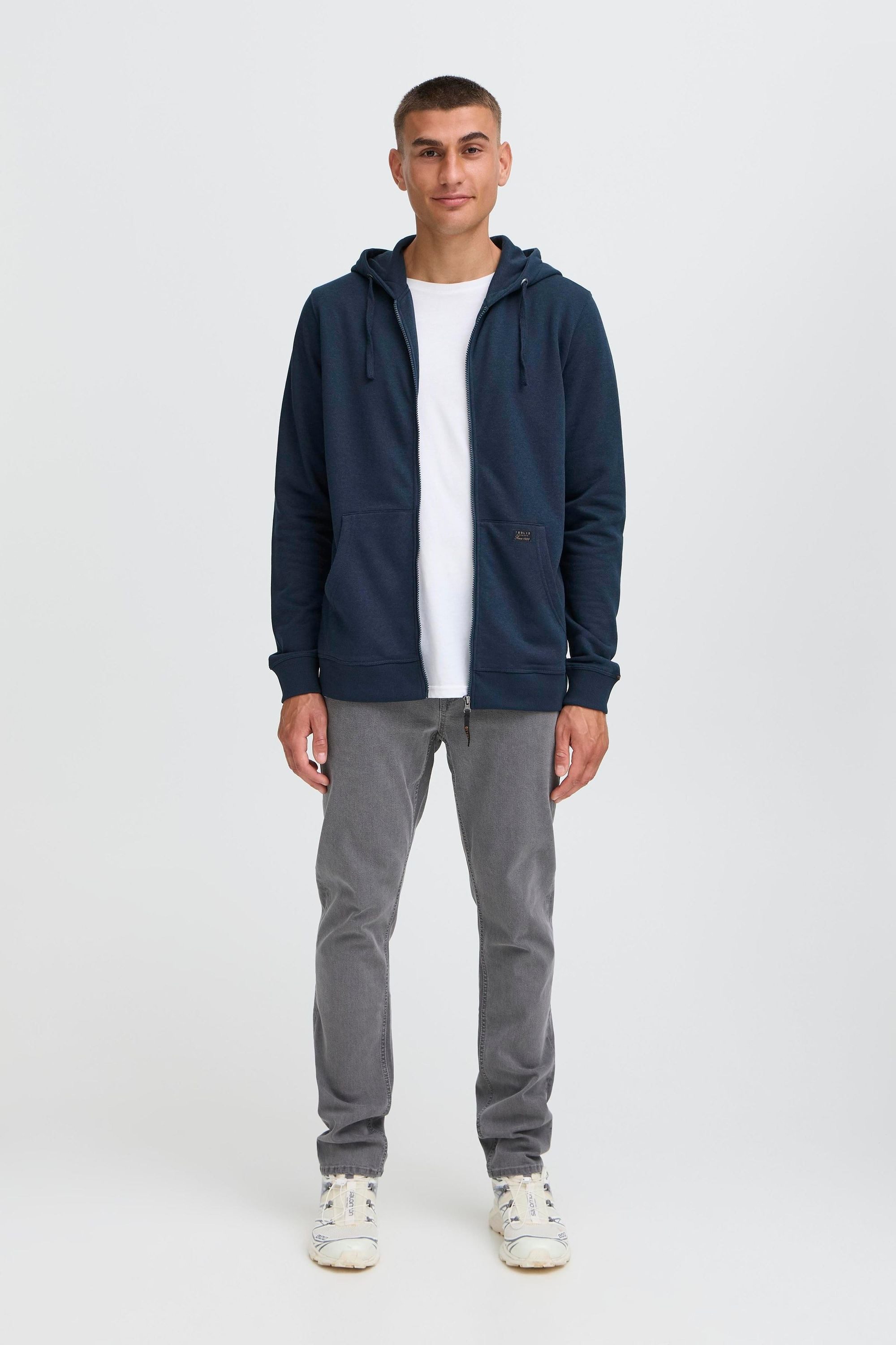 !Solid Sweatjacke SDAupo Modische Sweatjacke mit Tunnelzug