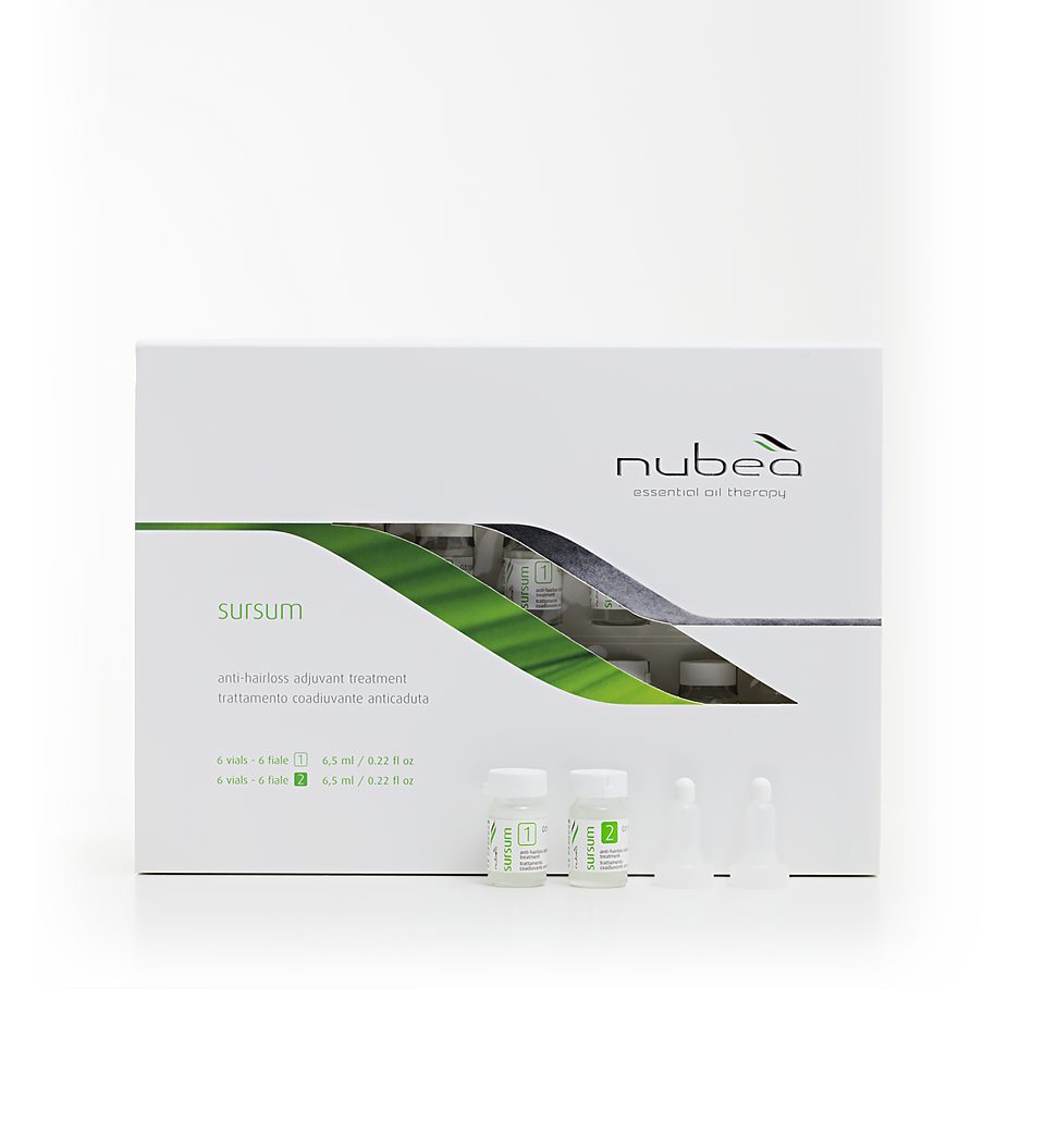 Nubeà Haarpflege-Set Anti-Haarausfall Set SURSUM, 12-tlg., Vegan, mit Serenoa Repens, gegen Haarausfall, begünstigt Wachstum
