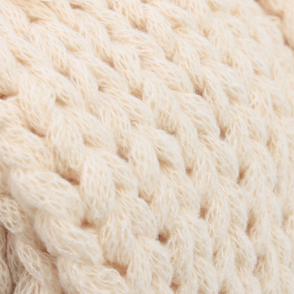 Wohndecke Webdecke LIAN - 140 x 200 cm, HOME DELUXE, Grobstrick-Decke, Stri günstig online kaufen