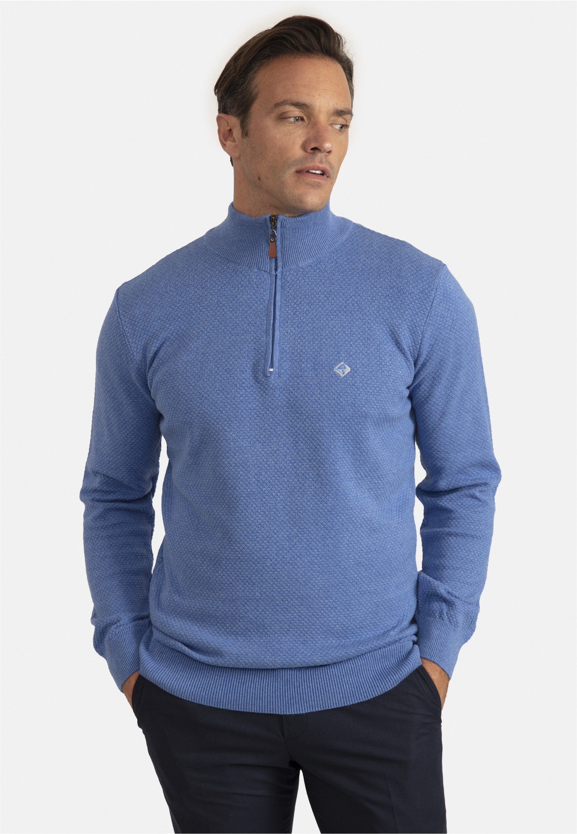 SIR RAYMOND TAILOR Strickpullover Kate mit bequemem Troyer-Kragen günstig online kaufen