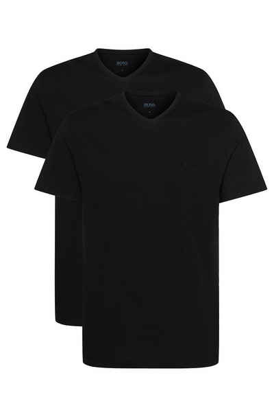 BOSS Unterziehshirt Pure Cotton (Spar-Pack, 2-St., 2er-Pack, 4er-Pack) T-Shirt mit V-Neck Relaxed Fit Kurzarm aus reiner Baumwolle