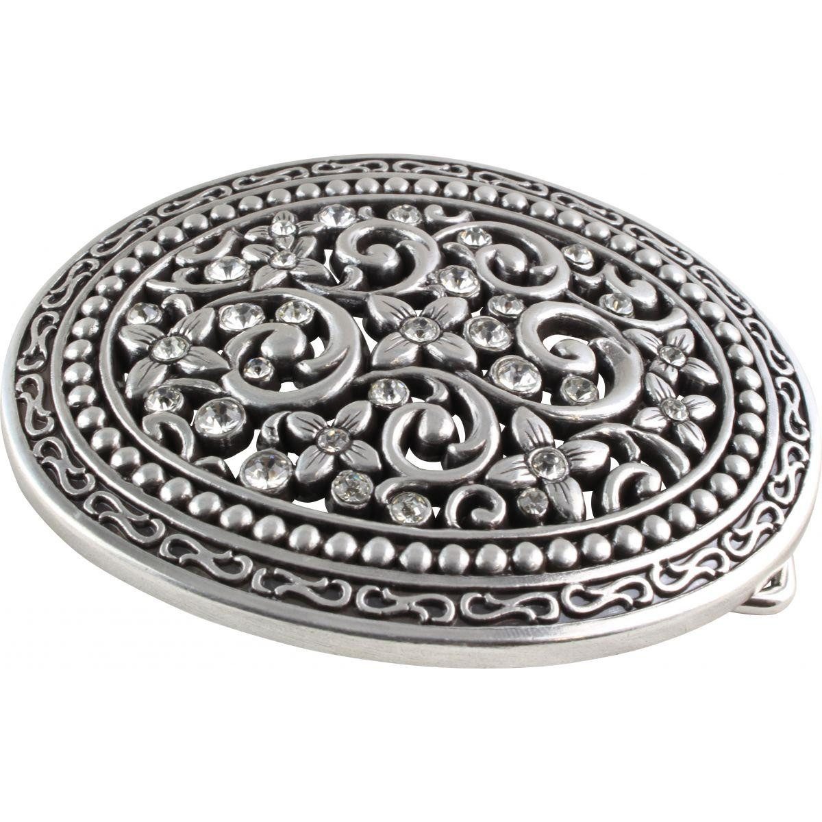 BELTINGER Gürtelschnalle Flower Bling 4,0 cm günstig online kaufen