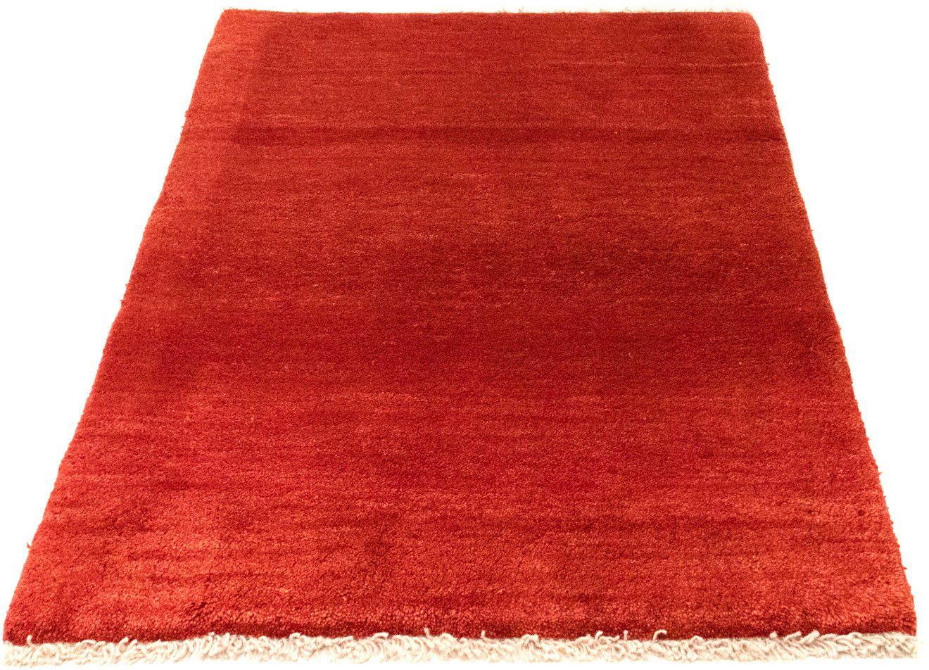 rot, morgenland, handgeknüpft handgeknüpft Gabbeh mm, rechteckig, Höhe: Wollteppich Teppich 18