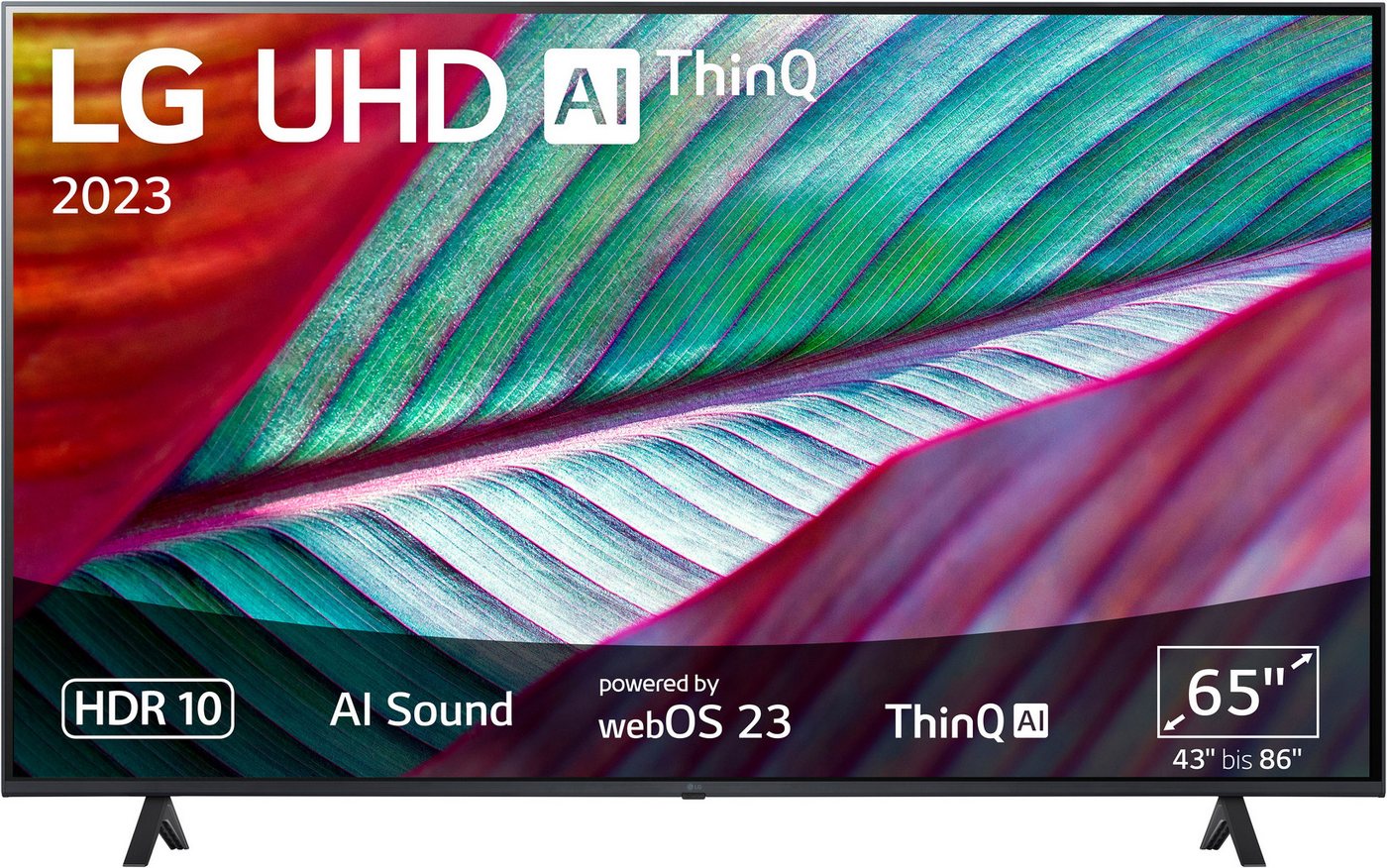 LG 65UR75006LK LED-Fernseher (164 cm/65 Zoll, 4K Ultra HD, Smart-TV, α5 Gen6 4K AI-Prozessor, 2.0 -Soundsystem mit 20W) schwarz ! RABATT: 33.25% LG 65UR75006LK LED-Fernseher (164 cm/65 Zoll, 4K Ultra HD, Smart-TV, α5 Gen6 4K AI-Prozessor, 2.0 -Soundsystem mit 20W) schwarz ! RABATT: 33.25%