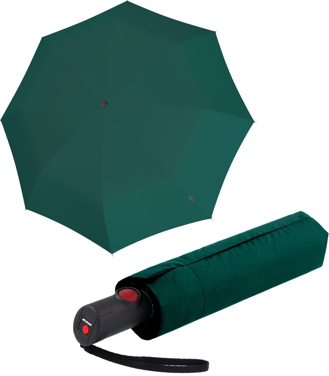 Knirps® Taschenregenschirm C.205 medium Duomatic Auf-Zu-Automatik, stabil und leicht Solid Jade
