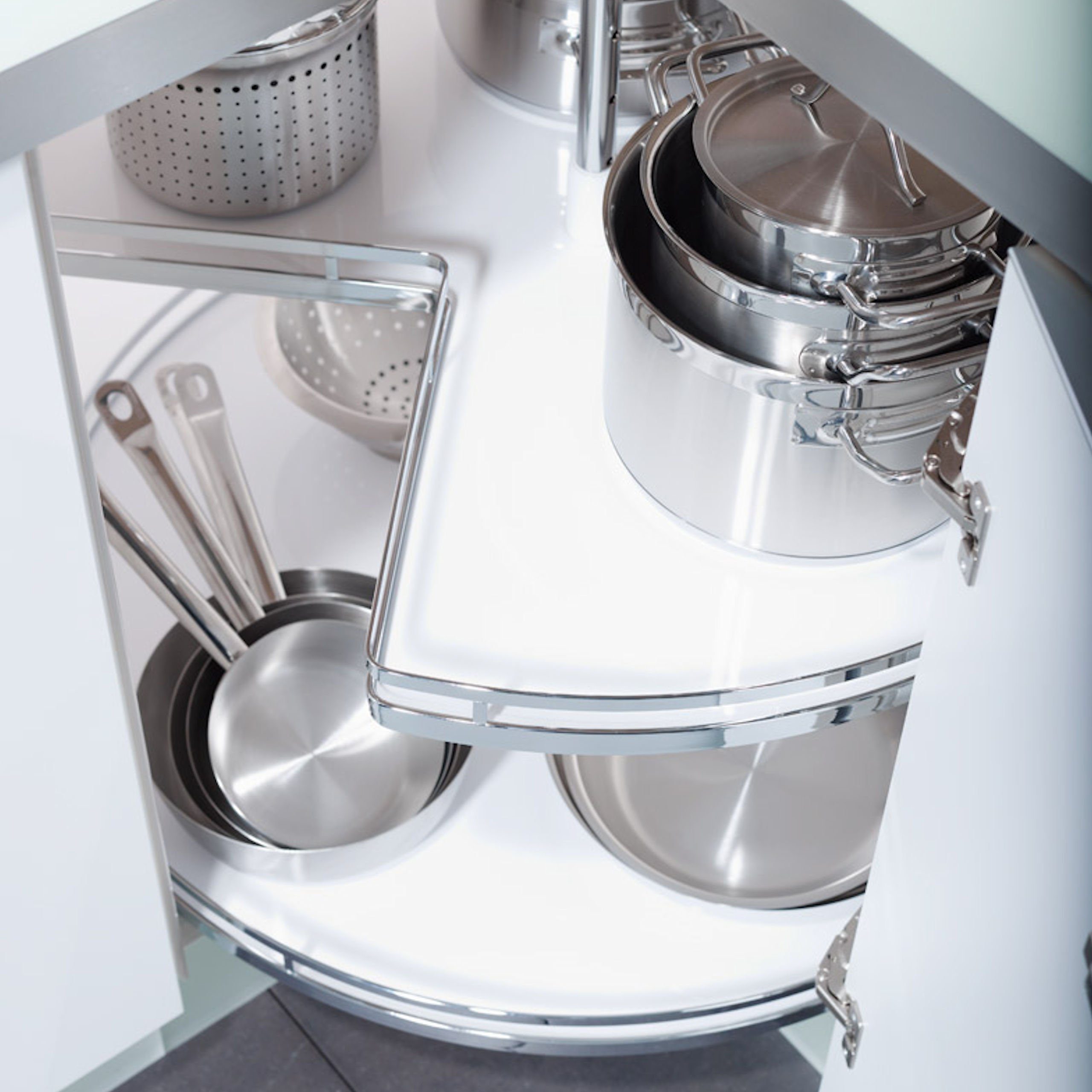 Kesseböhmer Auszugsboden 3/4-Kreis Drehbeschlag für 80er Eckschrank günstig online kaufen