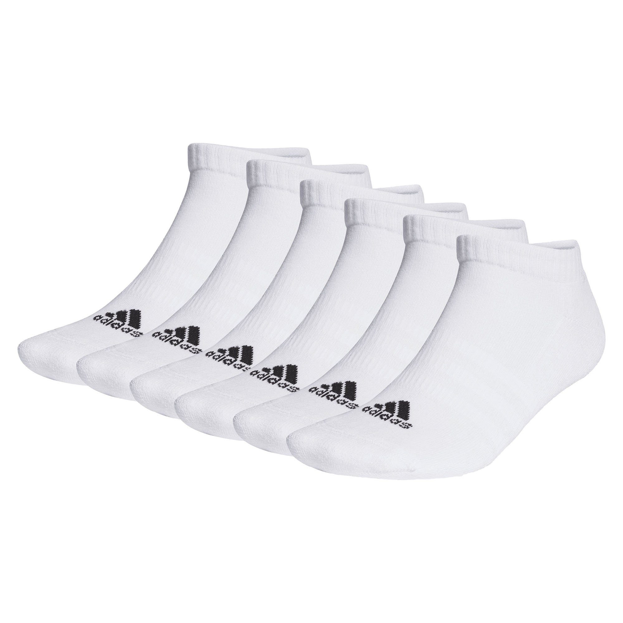 adidas Sportswear Sneakersocken Unisex Socken 6er Pack Baumwolle Cushioned Low-Cut (Packung, 6er Pack)