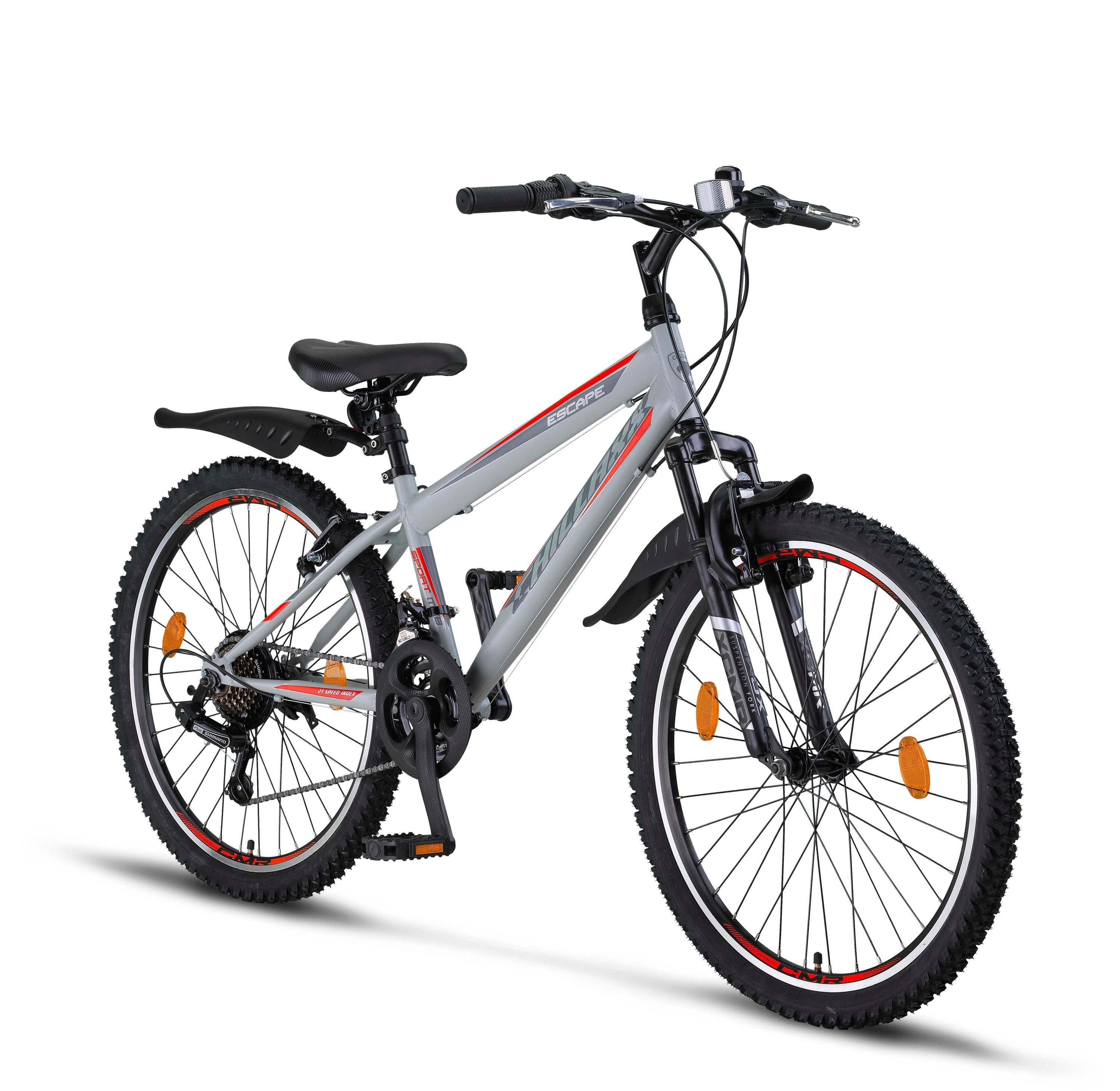Chillaxx Mountainbike Chillaxx Bike Escape Premium Mountainbike in 24 und 26 Zoll Fahrrad für