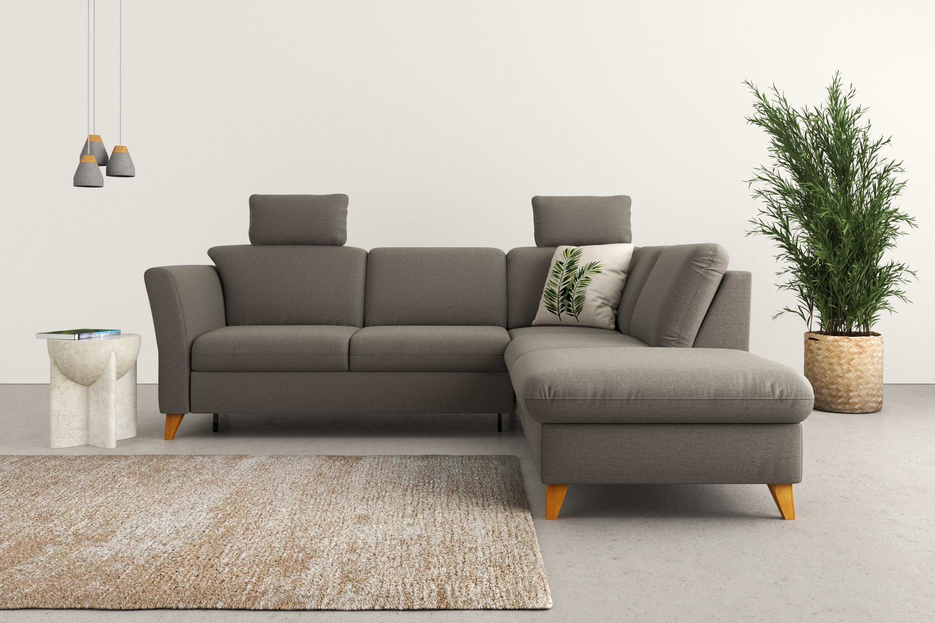 Home affaire Ecksofa Trelleborg L-Form, Federkern-Polsterung, günstig online kaufen