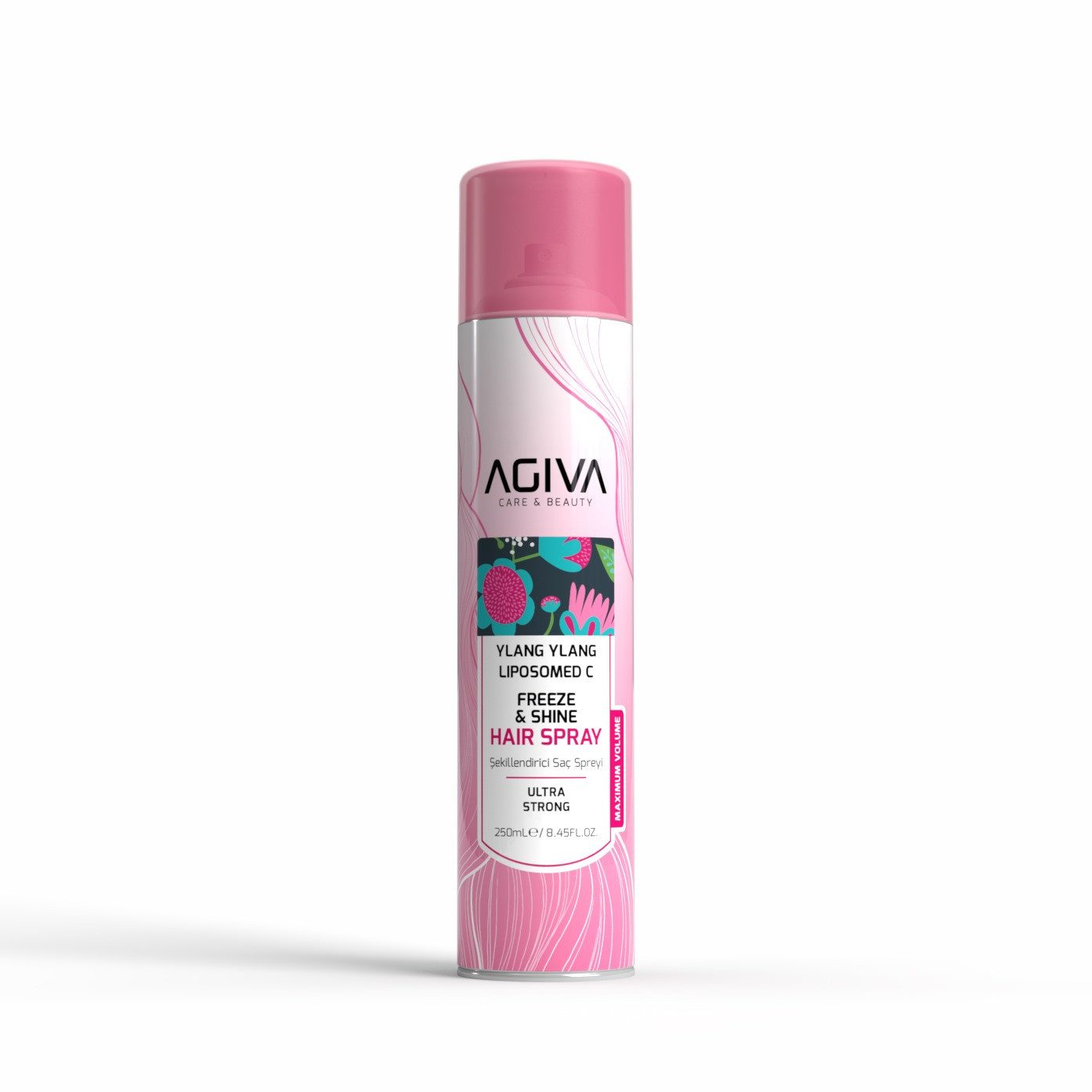 AGIVA Professional Haarspray PRO CARE YLANG YLANG LIPOSOMED C Hair Spray Haarspray 250ml (VEGAN), 1-tlg.