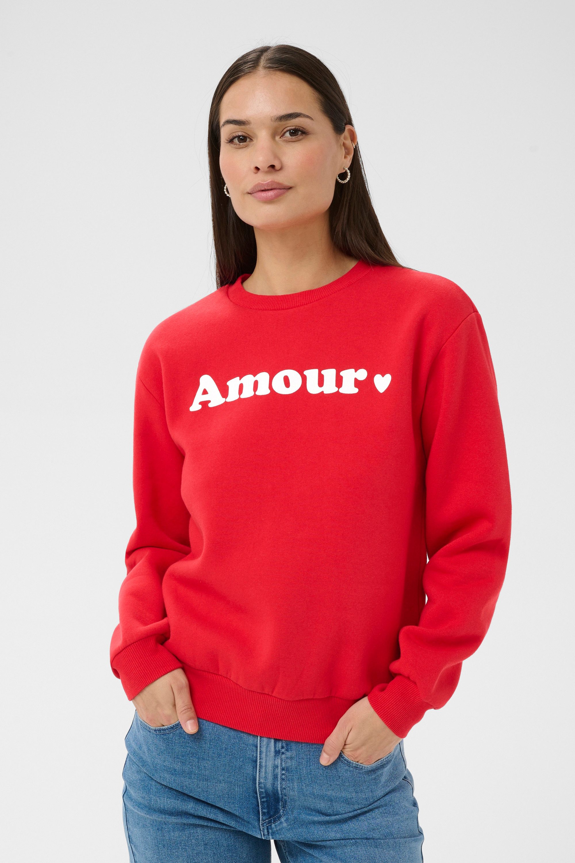 KAFFE Fleecepullover Sweatshirt KAmila