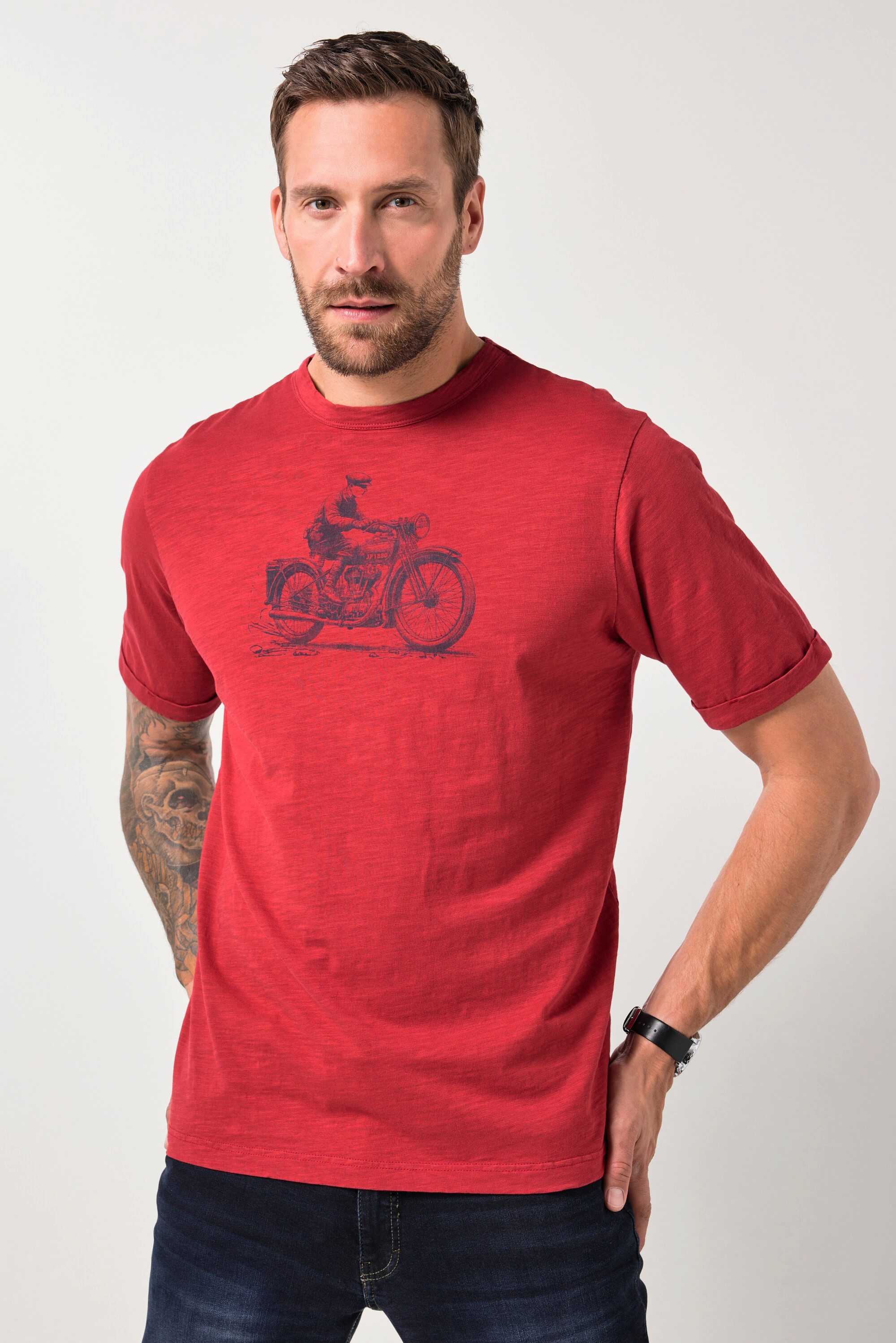 T-Shirt T-Shirt Halbarm Brustprint