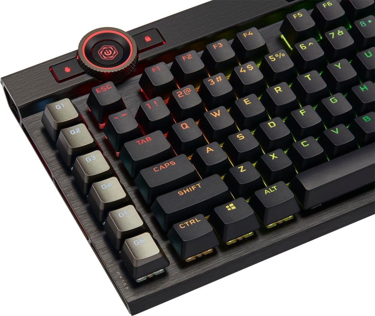 Corsair Corsair K100 RGB Gaming-Tastatur schwarz