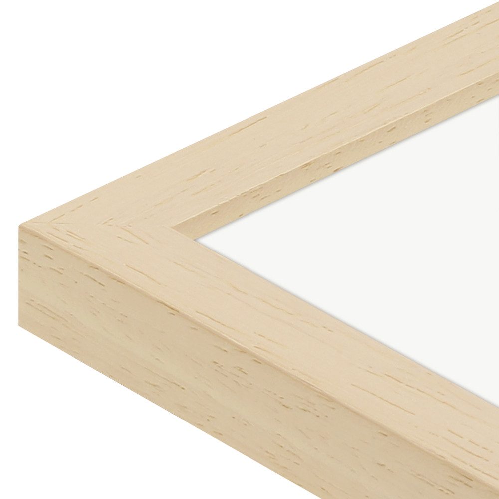 WANDStyle Galerierahmen G950 40x40 cm, für 4 Bilder, im Format 13x18 cm, aus Massivholz in der Farbe Natur