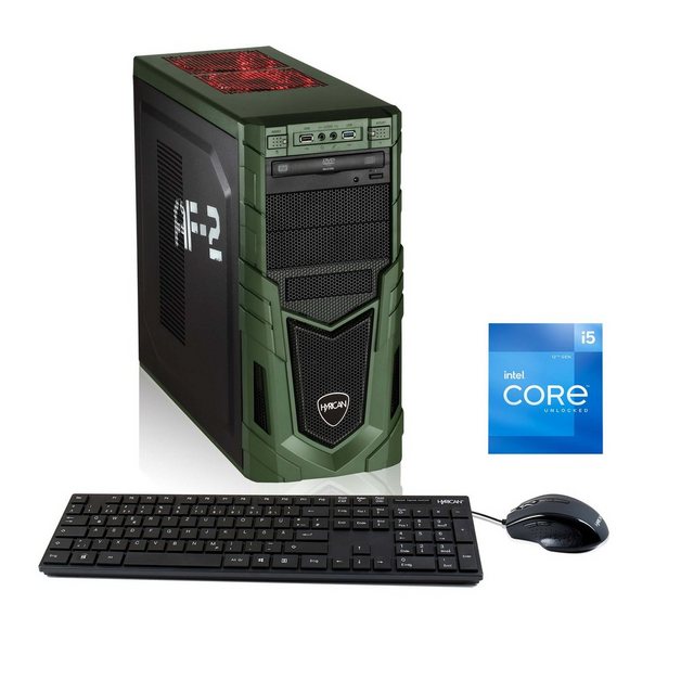 Hyrican 6872 Gaming-PC (Intel® Core i5 12400F, RTX 3050, 16 GB RAM, 1000 GB SSD, Luftkühlung, Windows 11)