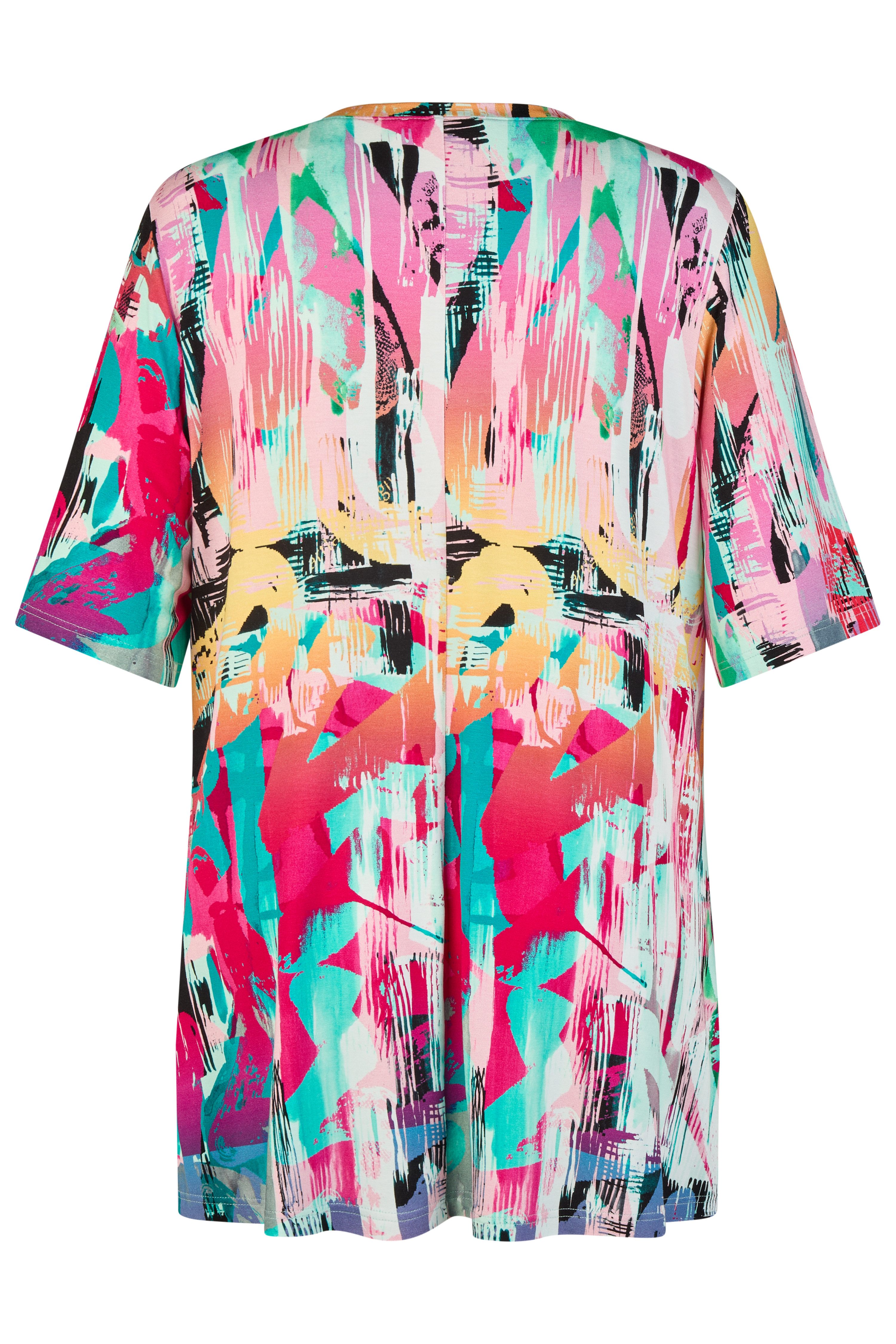 Mona Lisa Longshirt Große Größen Sommerliches Longshirt mit Taschen