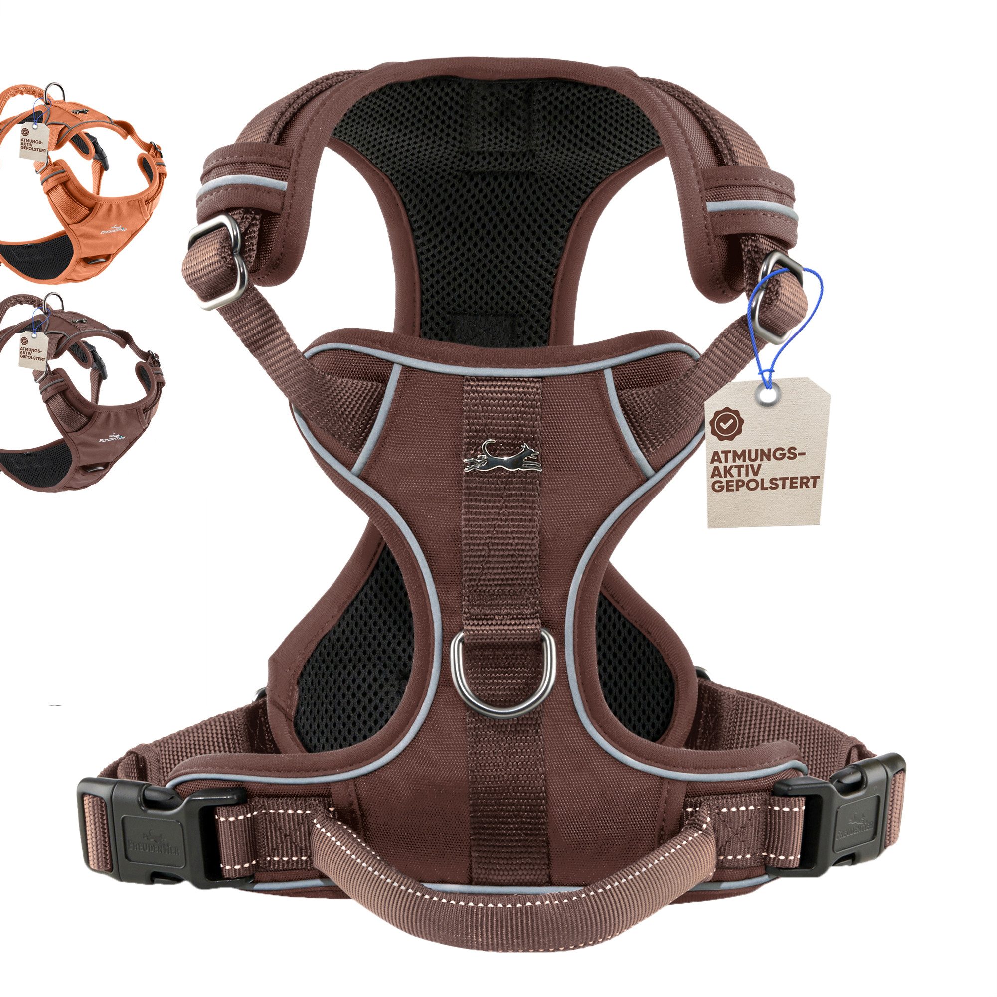 Freudentier Hunde-Geschirr mit atmungsaktiver Mesh-Polsterung, perfekter Si günstig online kaufen
