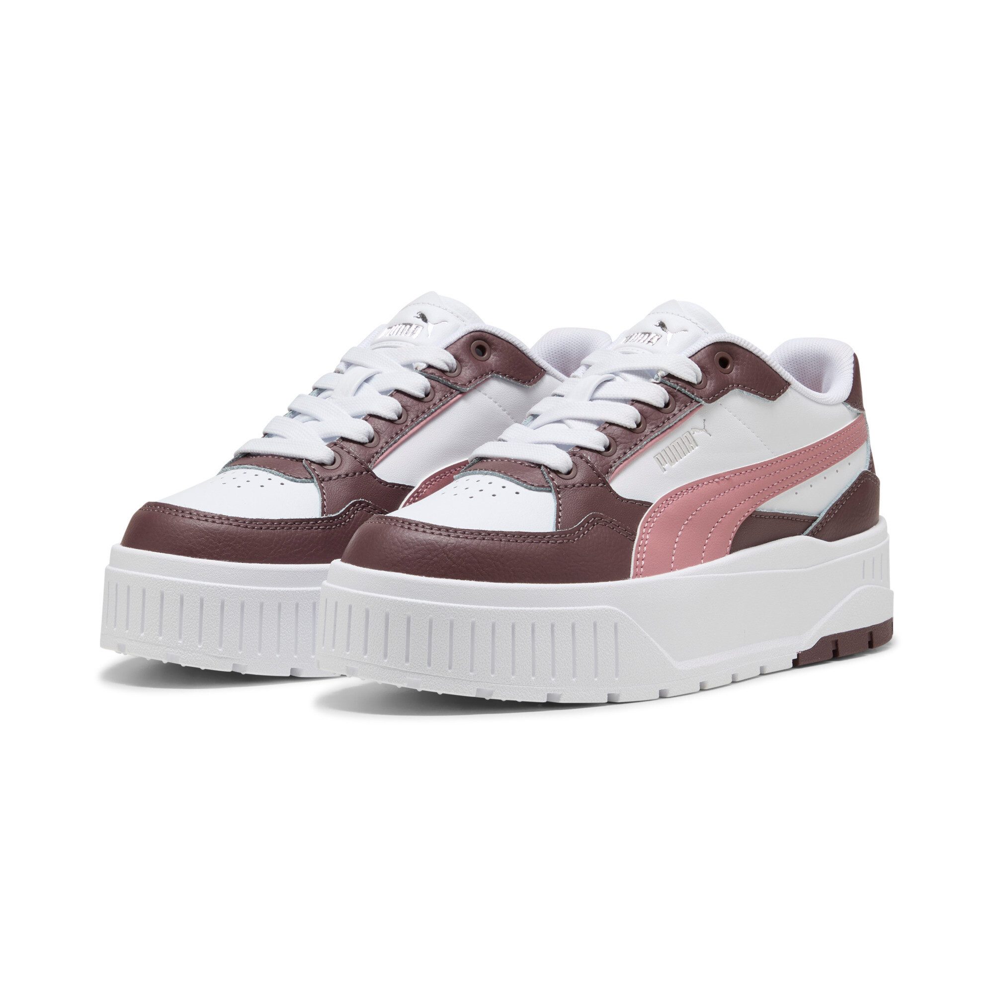 PUMA KARMEN II IDOL Sneaker für sportliche Anlässe, mit SoftFoam+ Einlegesohle, aus Leder