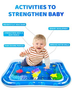 HYTIREBY Planschbecken Aufblasbare Wasser-Bauch-Zeitmatte – beste Geschenke für Babys, (1-tlg), lustige frühe Entwicklung Aktivität Spielzentrum für Neugeborene