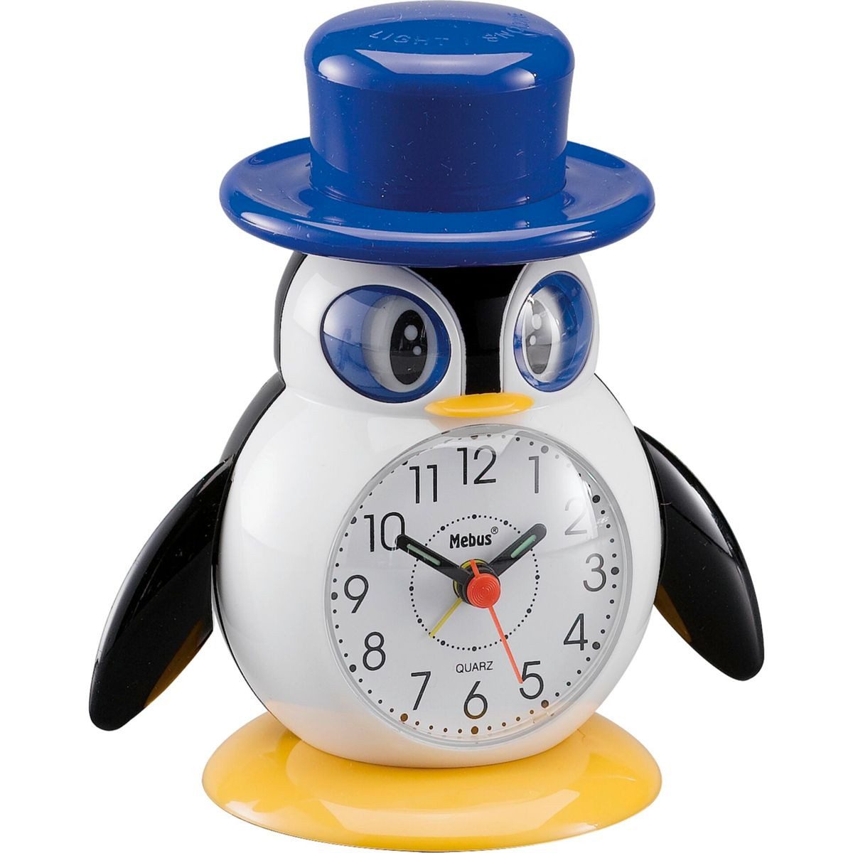 Mebus Digitaluhr 26514 Kinder-Quarzwecker Motiv Pinguin 26514 Kinder-Quarzwecker Motiv Pinguin