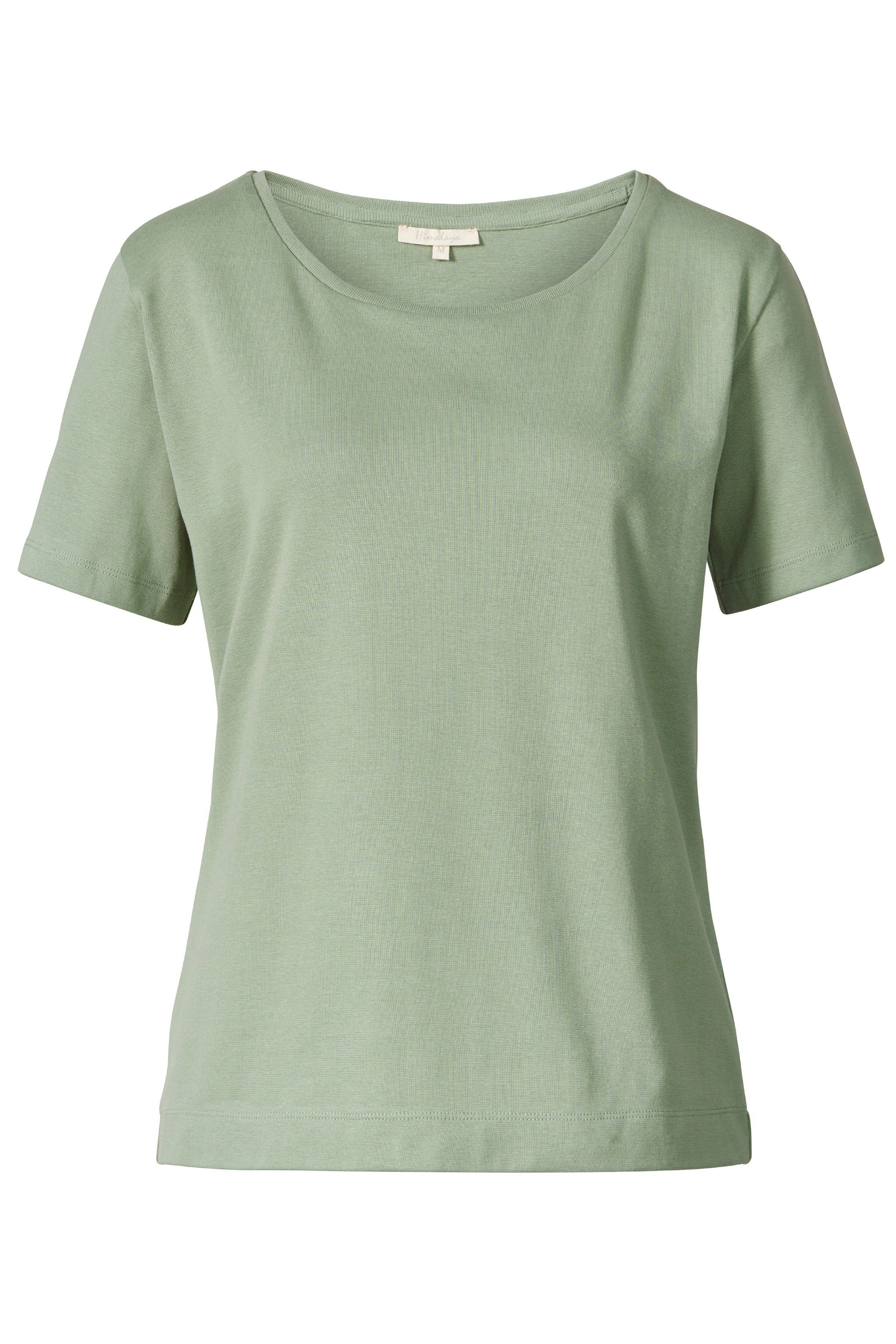 Himalaya Clothing Kurzarmshirt Basic T-Shirt Damen "Alma" mit Rundhalsausschnitt aus Bio-Baumwolle Vielseitiges Shirt mit hohem Tragekomfort