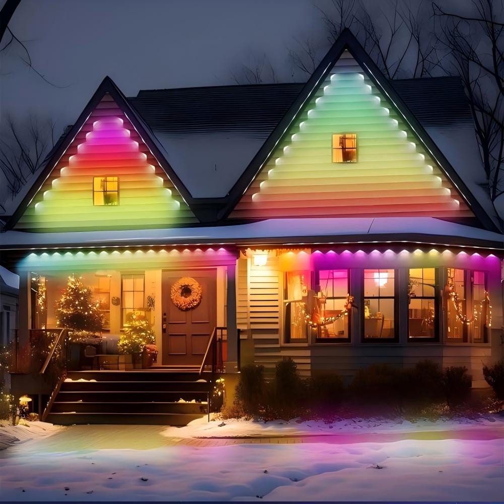VIVIHEYDAY LED-Streifen Permanente Innenbeleuchtung, LED Lichterkette Trauflicht