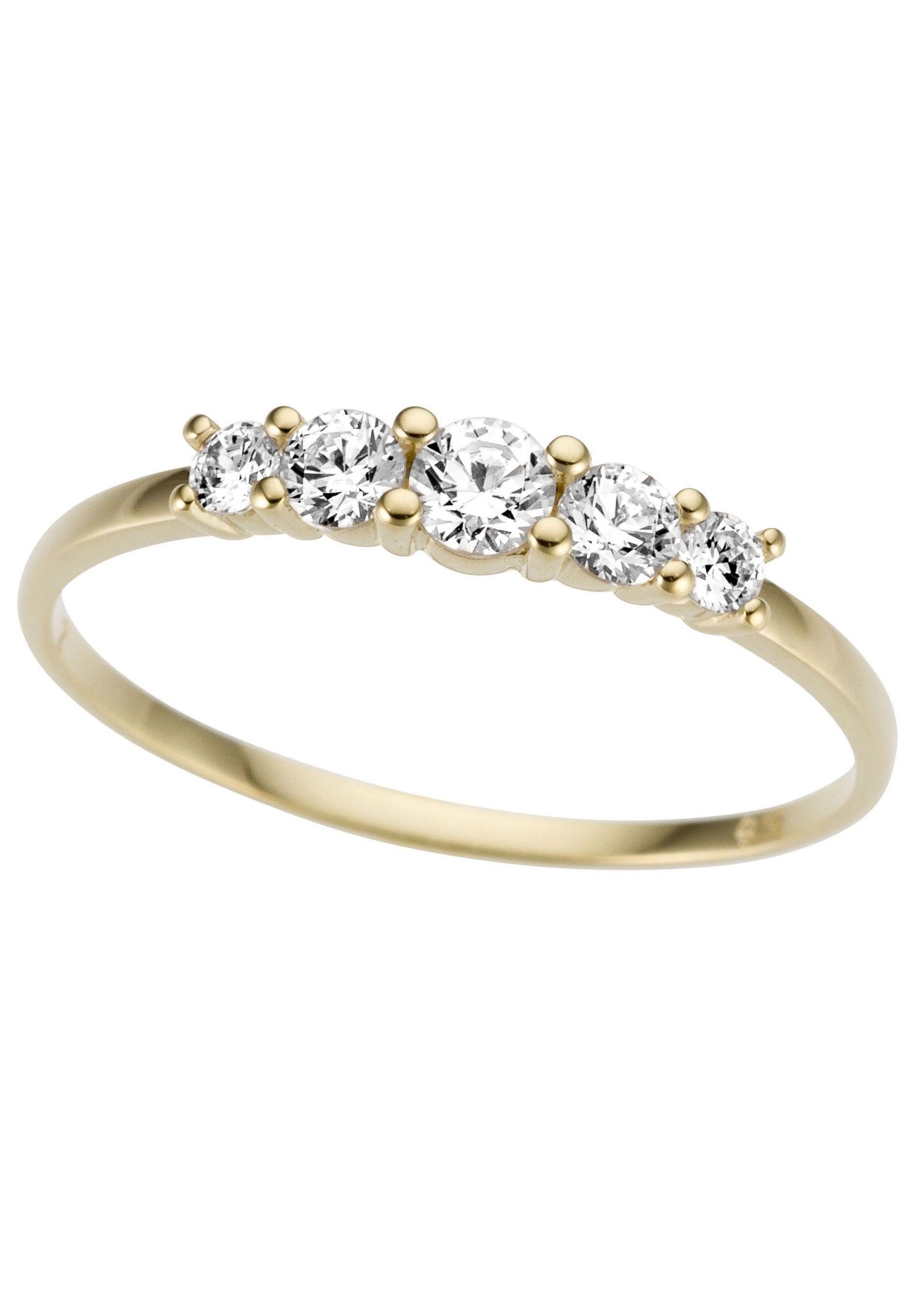 Goldring Schmuck Geschenk Gold 333 Memoire Ring