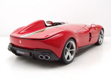 Bburago Modellauto Ferrari Monza SP1 2018 rot Modellauto 1:18 Bburago Signature Series, Maßstab 1:18