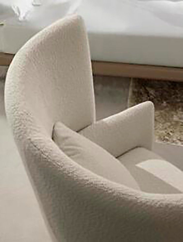 JVmoebel Sessel Sessel Sitz Modern (Sessel), Italienischer Stil Europe Weiß Design Luxus in Wohnzimmer Made