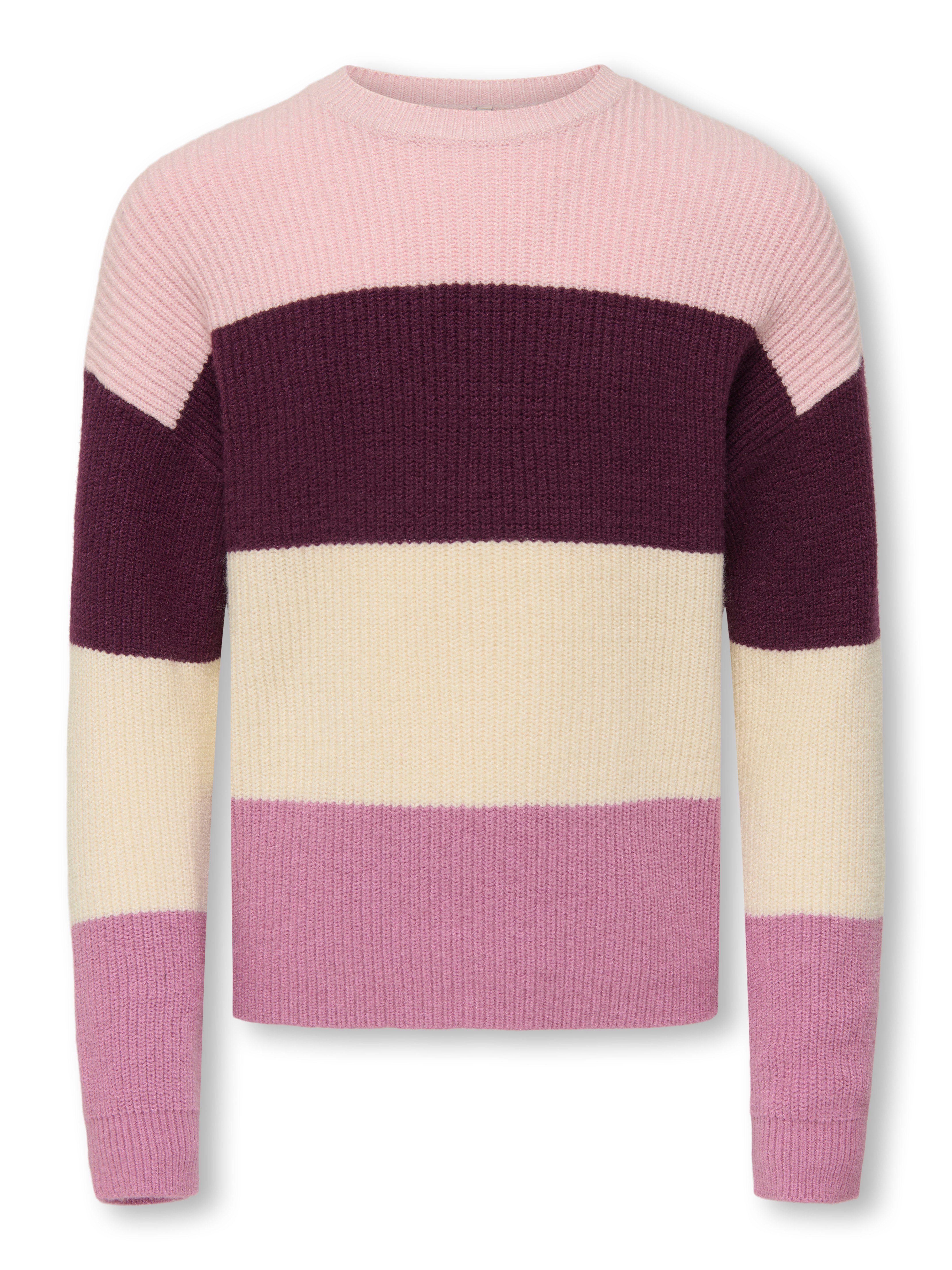 KIDS ONLY Strickpullover KOGSANDY L/S STRIPE PULLOVER KNT NOOS