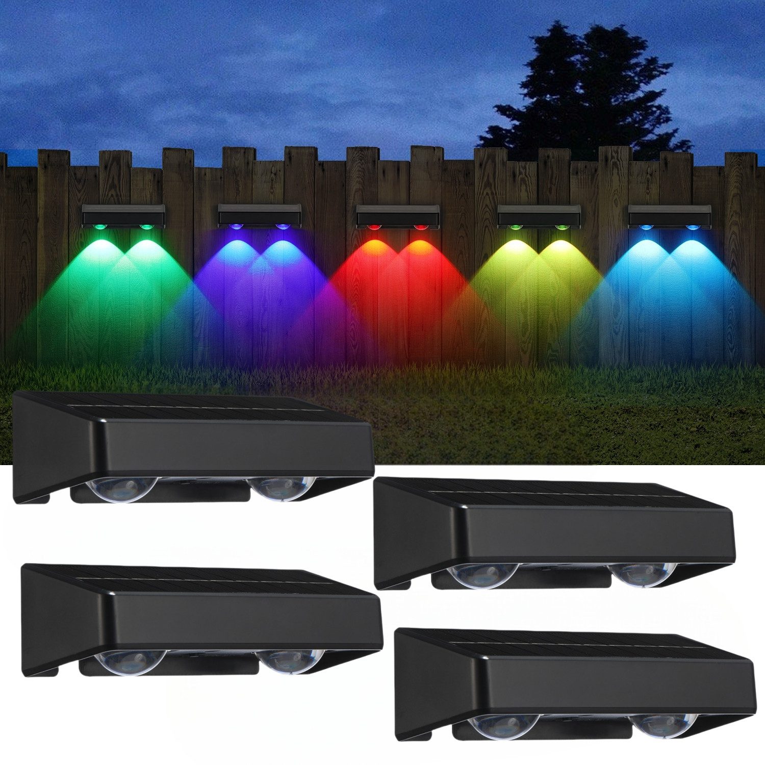 OULENBIYAR LED Solarleuchte 2 Stück Solarlampe, günstig online kaufen