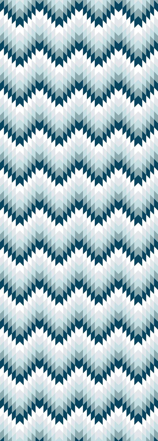 queence Vinyltapete Agnes, glatt, Farbverlauf, abstrakt, bedruckt, 90x250cm, selbstklebend, kinderleichte Anbringung, Sticker