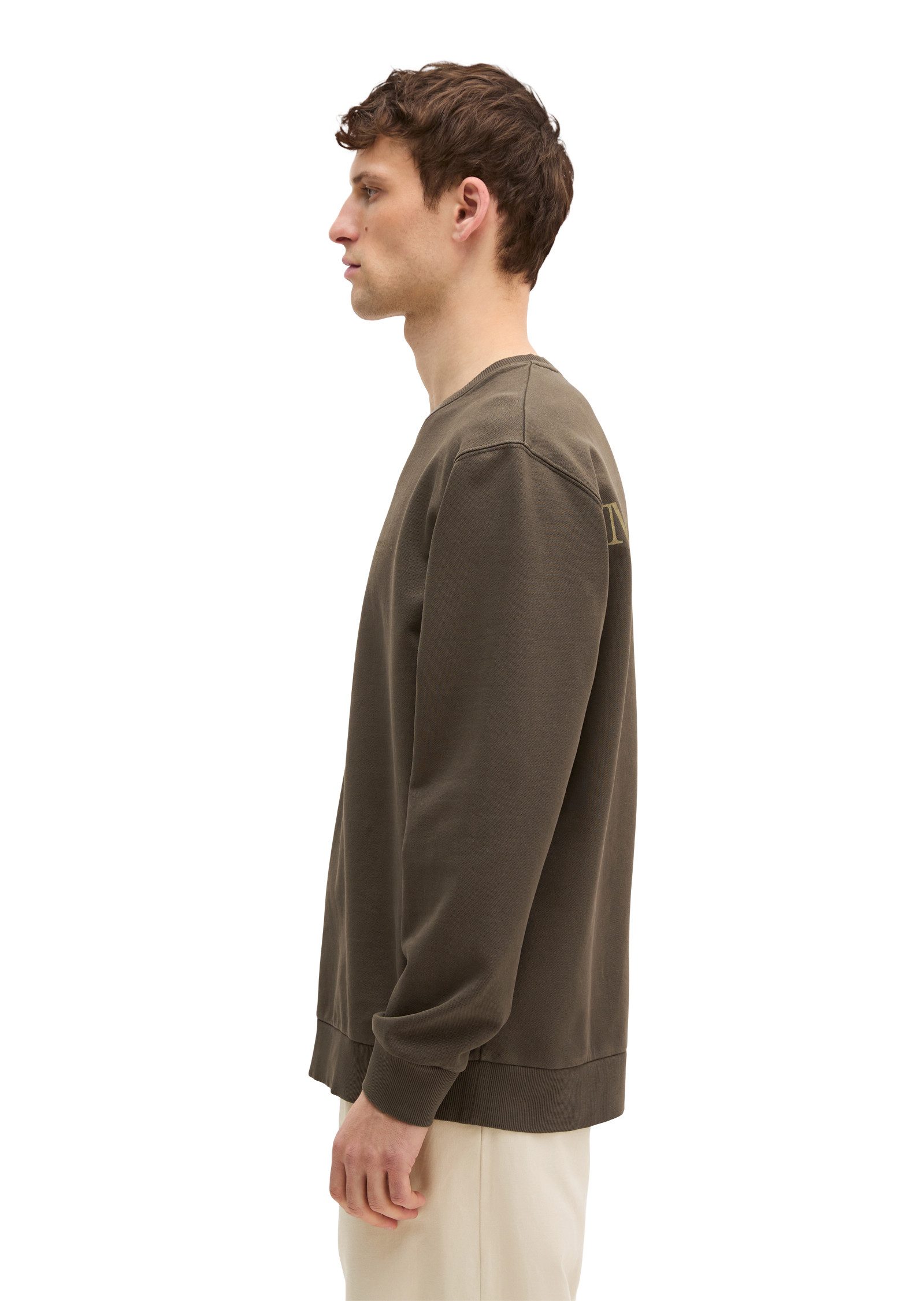 Sweatshirt mit Logoprint auf dem Rücken