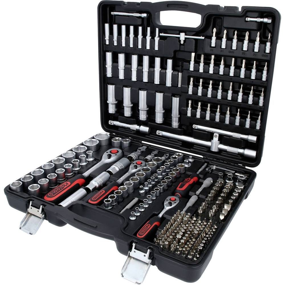 KS Tools Steckschlüssel 1/4″+3/8″+1/2″ Steckschlüssel-Satz, 255-tlg 917.0255