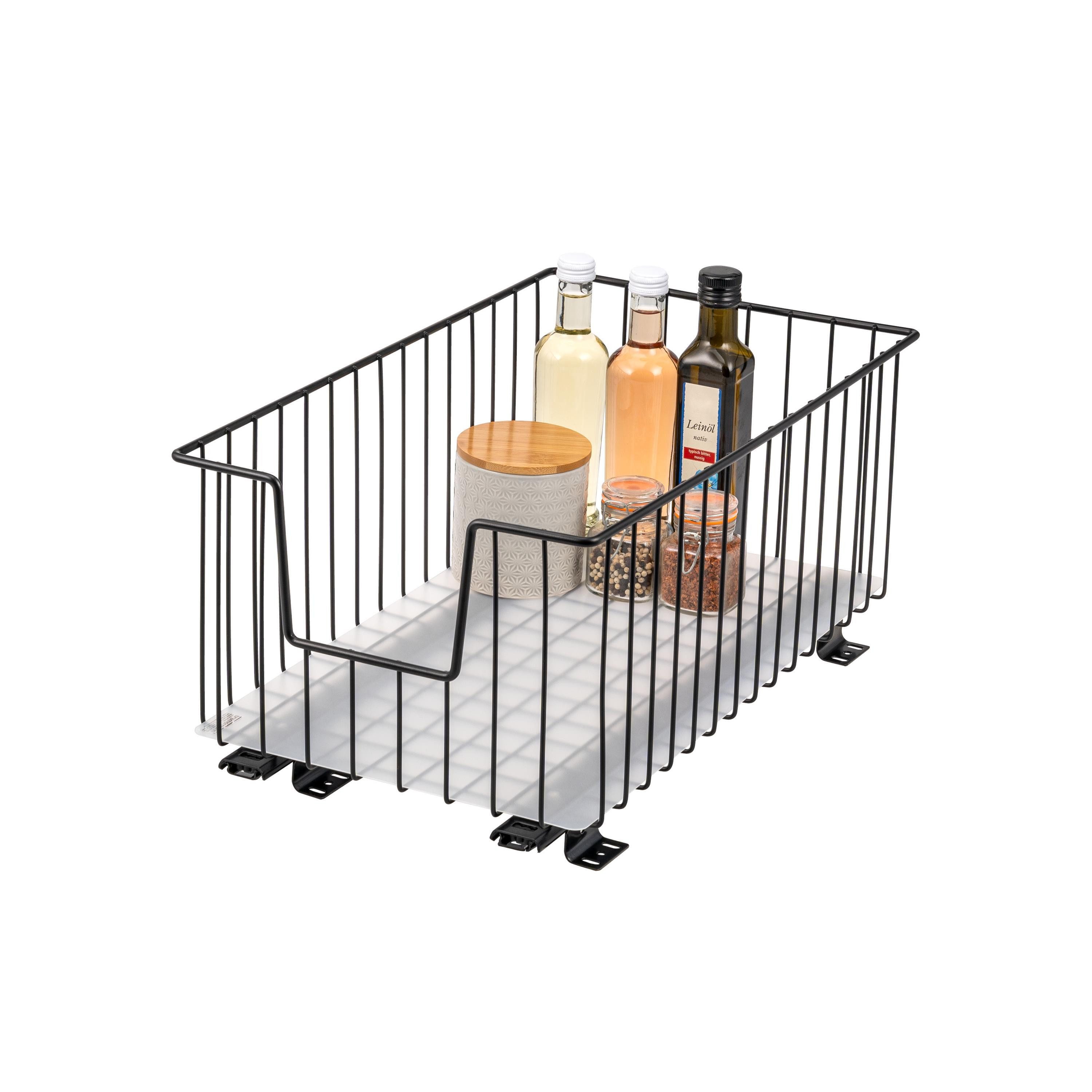 bremermann Teleskopauszug Schrank-Korbauszug 30 cm Breite, mit Einlegeboden