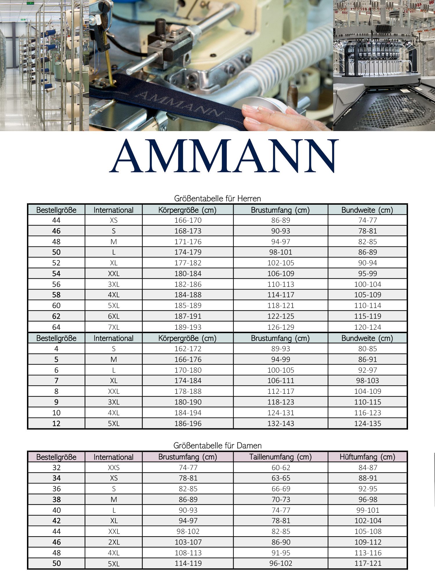 Ammann Slip 3er Pack Slip mit Eingriff Day Classic / Jeans Fei (Packung, 3-St) – Bild 3 von 3