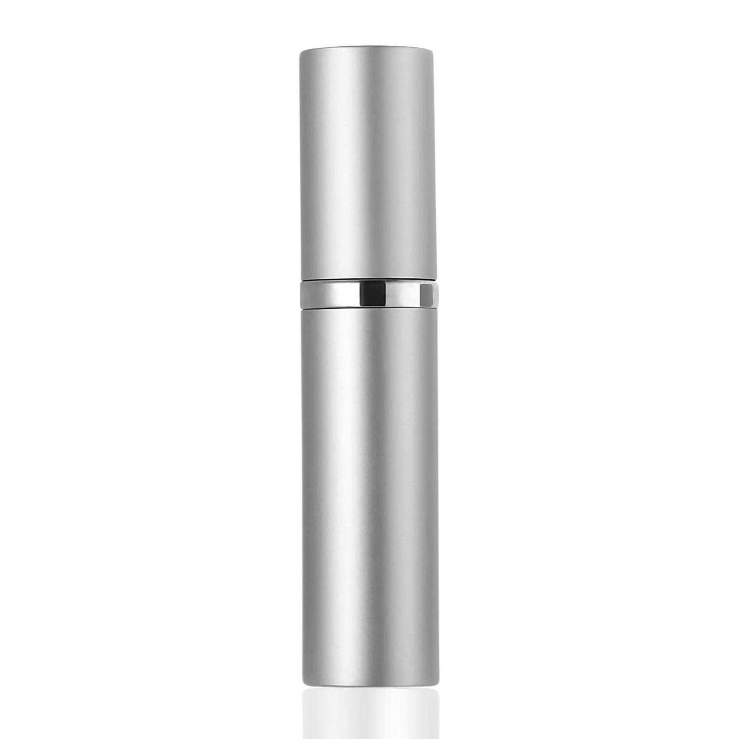 LuxusKollektion Parfümzerstäuber Parfümzerstäuber nachfüllbar 5ml Silber