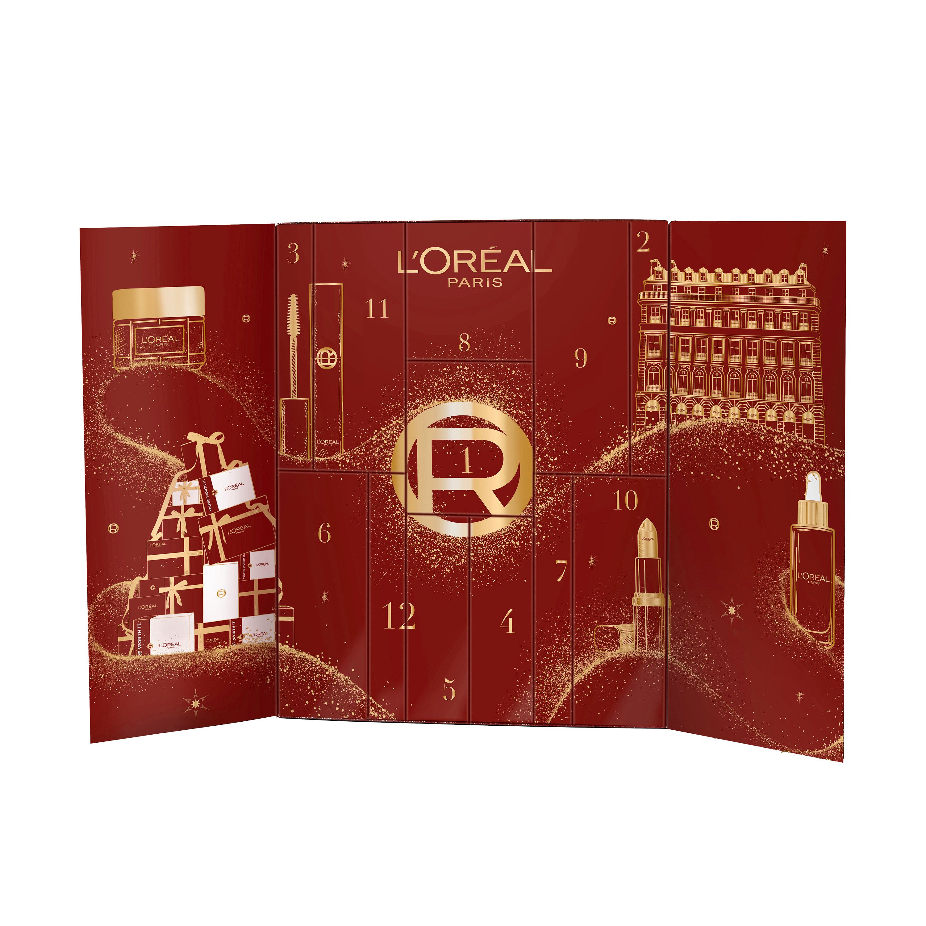 L'ORÉAL PARIS Kosmetik-Adventskalender L'Oréal Paris Adventskalender 2026 12 Türen